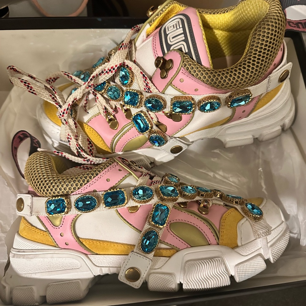 Gucci flash trek sneakers! Sold out every where.